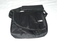 HP 14" Black Laptop Messenger Bag w/ Buckle Shoulder Strap - FLAWED