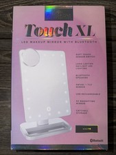 Touch XL Dimmable LED Makeup Mirror with Blue...