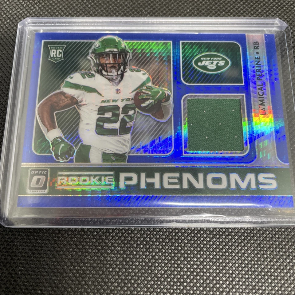 2020 Panini Donruss Optic - Rookie Phenoms La'Mical Perine #RP-40 (MEM, RC) - Image 2 of 3