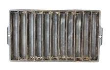 Griswold 954 F Cast Iron Camp Fire Corn Bread Stick Pan Baking Mold Erie