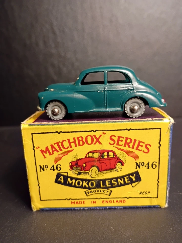 Matchbox #46A Morris Minor 1000 1958 VN/Mint In Solid Original B2 Box - Image 2 of 4