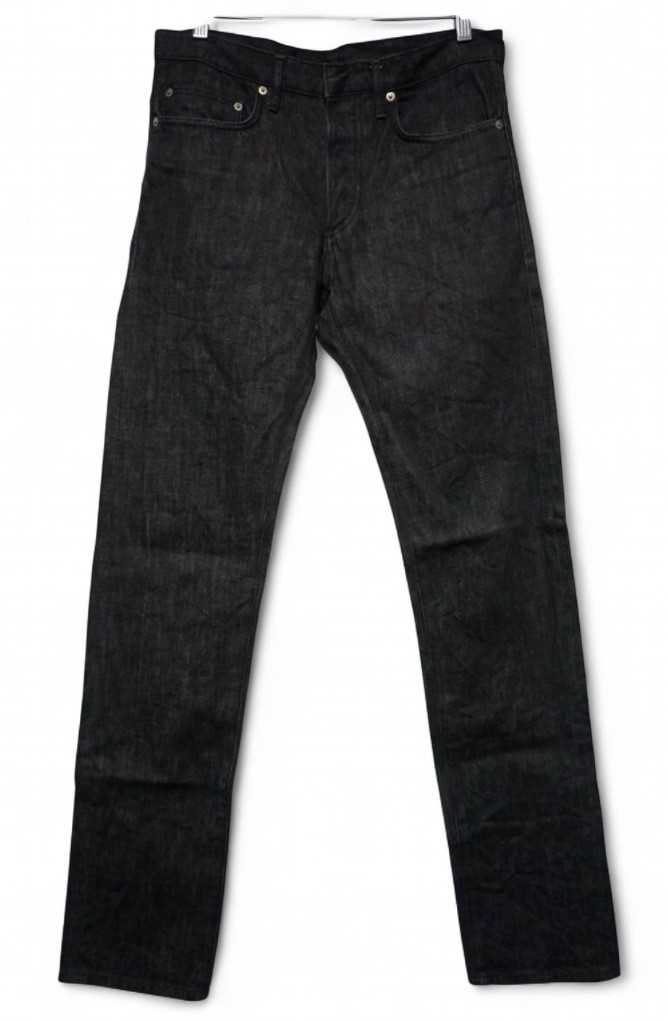 Dior Homme Noir Black Raw Denim Jeans Hedi Slimane 2007AW | eBay