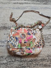 Borsa a tracolla ALDO multicolore stampa tigre catena oro borsa a tracolla barocca