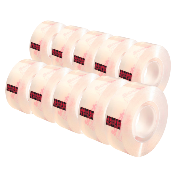 10X 3M Scotch Crystal 600 Klebeband Klebefilm Transpar. Kristall Klar 19Mm X 33M-image