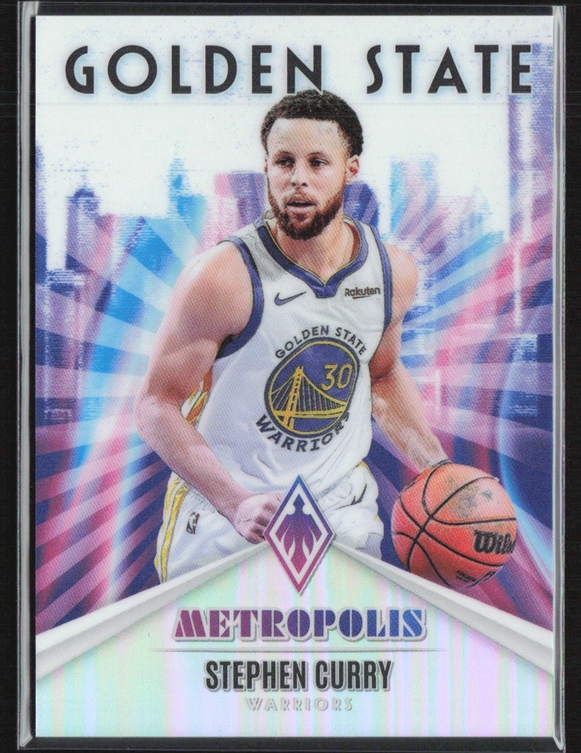 Stephen Curry 2023-24 Panini Phoenix Metropolis #10 Golden State Warriors