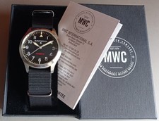 Orologio MWC Military Pilot MkIII Automatico Acciaio/Zaffiro AR/NUOVO ! Full Set
