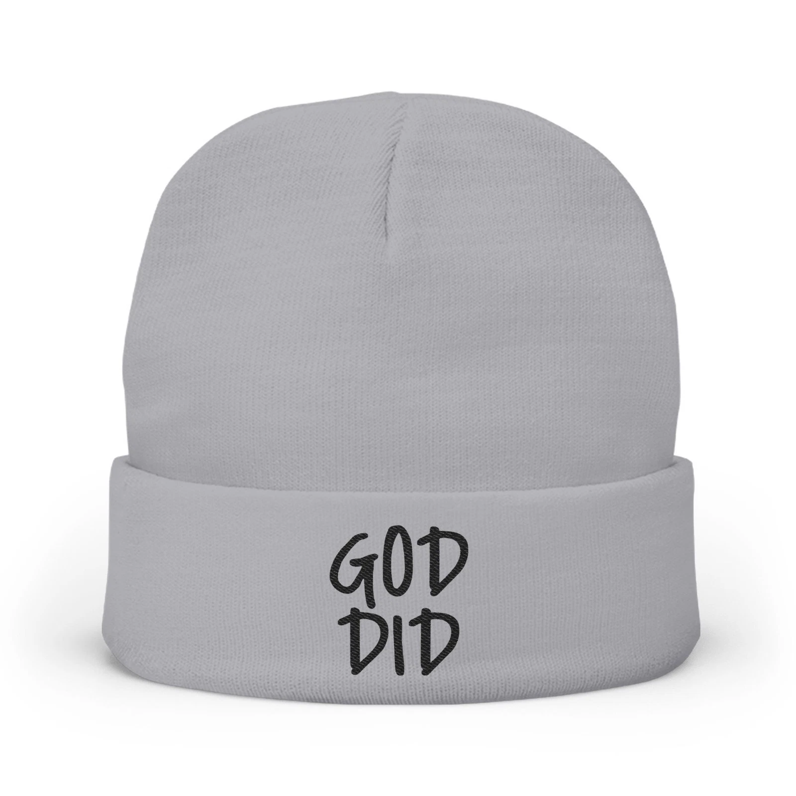 God Did - Embroidered Knit Beanie
Opens in a new window or tab