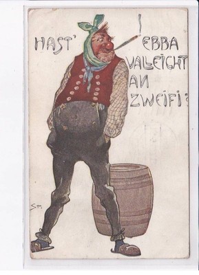 ALCOHOL: hast ebba valleicht an deuxfi, homme saoul smoking, barrel - condition