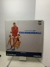 "Thunderball" Extended Play Laserdisc LD - Sean Connery as James Bond