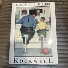 Norman Rockwell Saturday Evening Post 1000 Piece Puzzle The Runaway. Sealed New