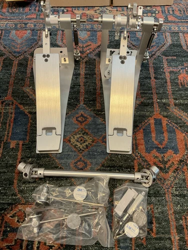 Aisen Chrome Direct Drive Double Pedal - Picture 1 of 3