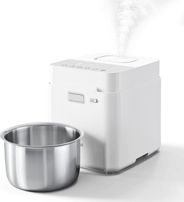 Mifasol Stainless Steel Warm Mist Humidifier 3.3L 800 sq ft White Large Room