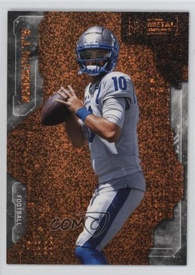 2024 Skybox Metal Universe Champions Orange FX 5/25 AJ McCarron #71 1cc0