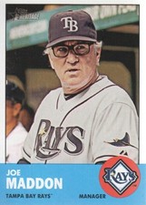 2012 Topps Heritage #343 Joe Maddon MG - BB