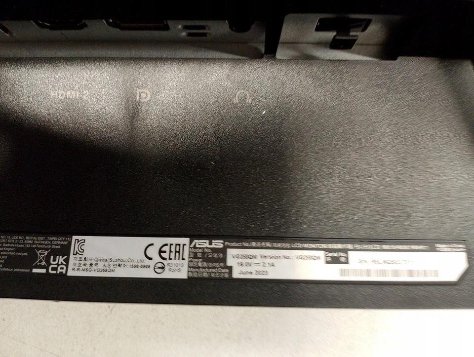 DEFEKT LED Asus VG258QM 24 5 1920x1080 px TN-Monitor ,,,, - Bild 4 von 4