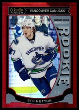 2015-16 O-Pee-Chee Platinum Marquee Rookies Red Prism Ben Hutton Rookie 002/149