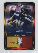 2024 Uno Elite Yellow & Red Foil DK Metcalf #118 0c4