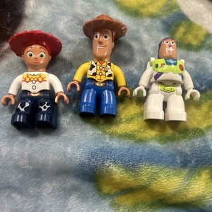 Lego Duplo Figure Lot 3 DISNEY TOY STORY Woody Buzz Lightyear Jesse