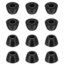 12Pcs Memory Foam Earbud Tips 5mm/0.2" Small Ear Bud Tips, Black