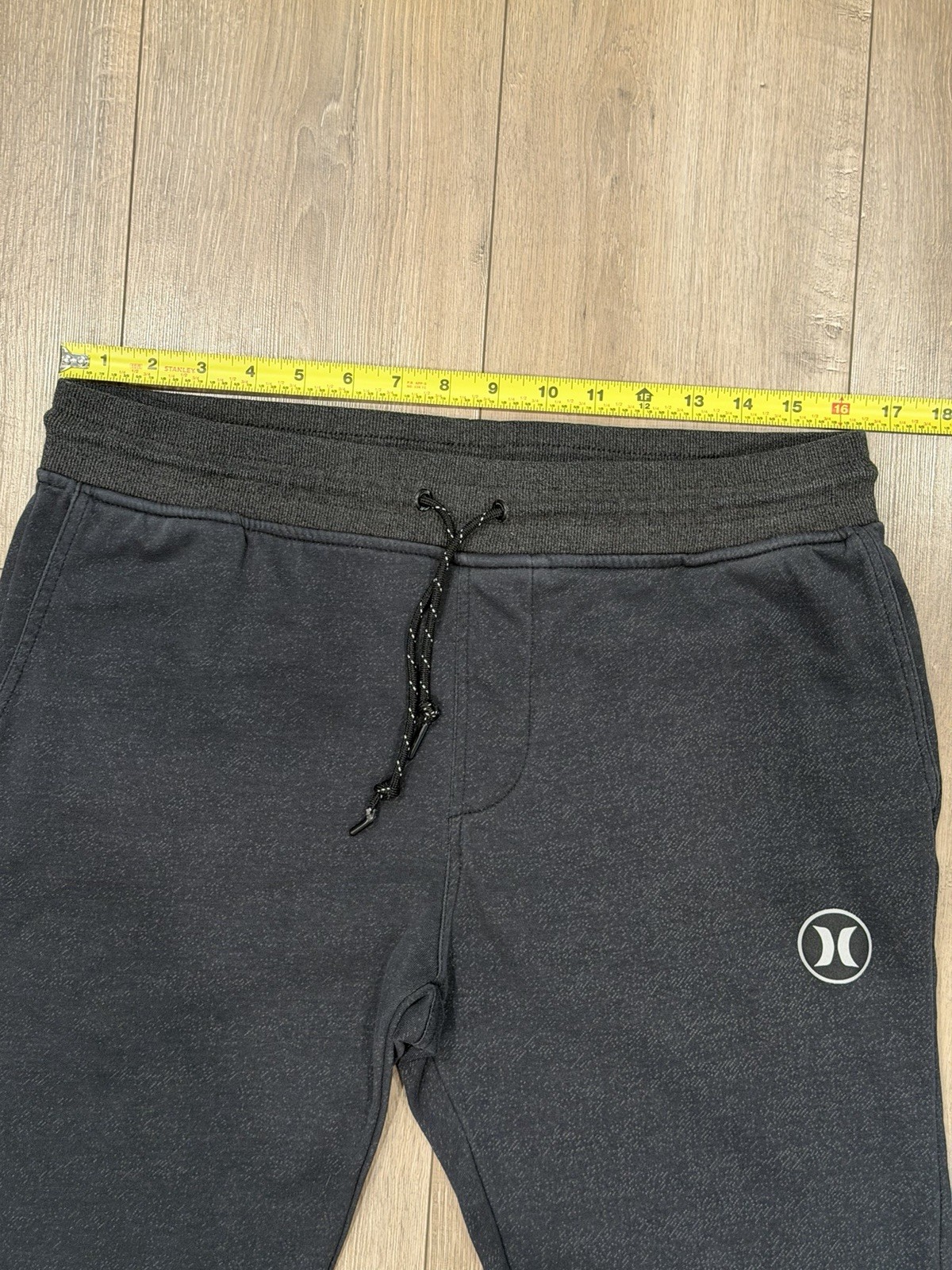 HURLEY NIKE Dri-Fit Men’s Fleece Jogger Sweatpants Large (33x27) Black Slim image 6