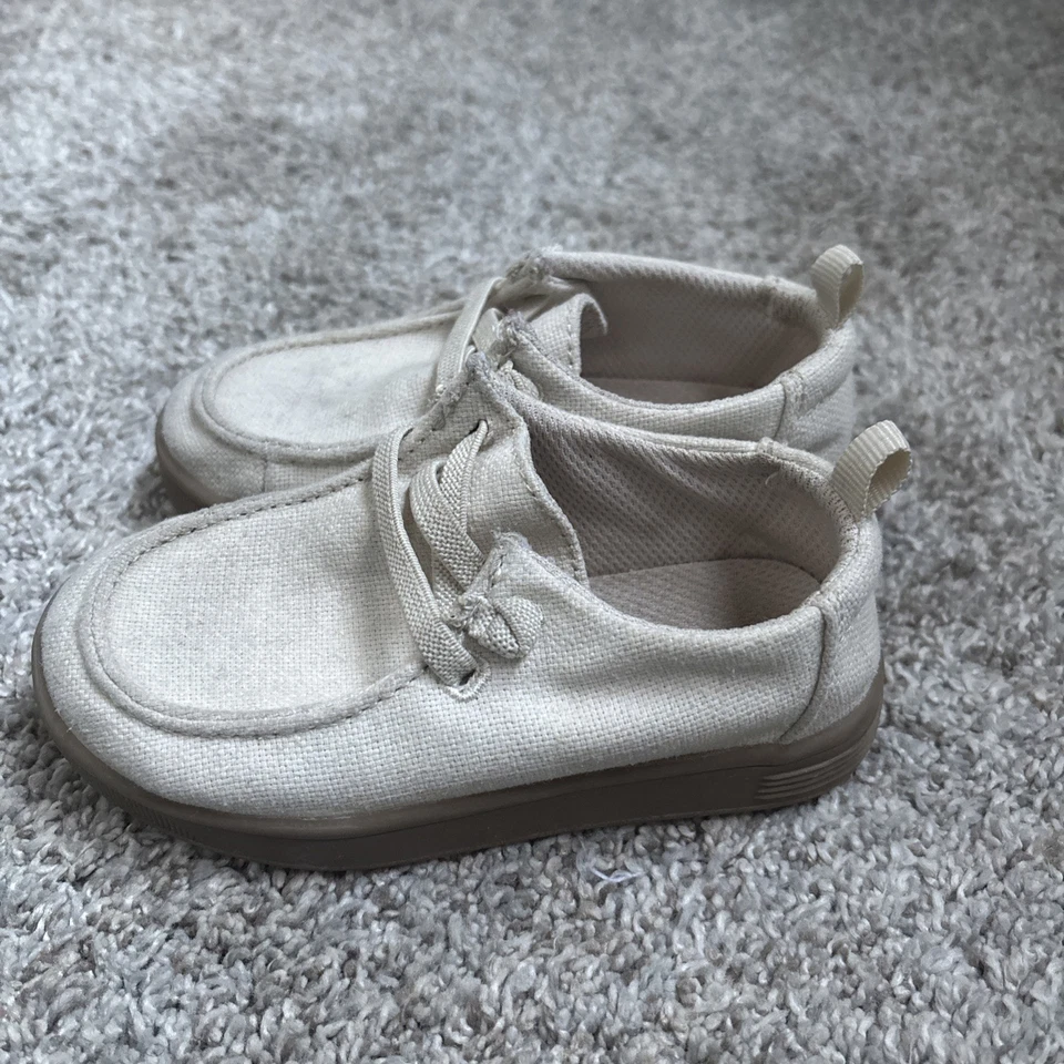 Mocasín Baby GAP talla 7 niños pequeños marfil Foto 4 de 4