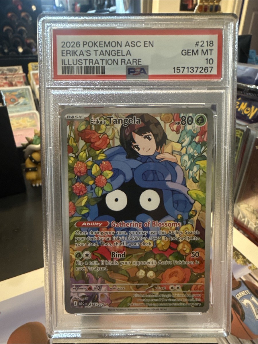 Erika's Tangela 218/217 Me: Ascended Heroes Holo for sale online