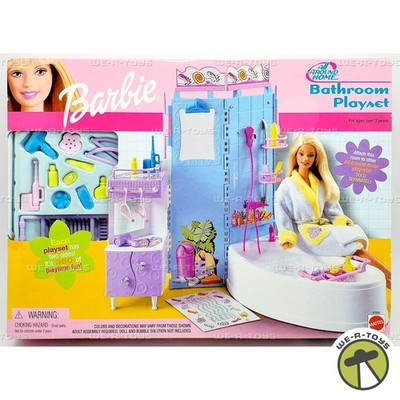 Barbie All Around Home Bathroom Playset 2001 Mattel 67555 | eBay