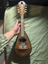 Vintage Bowl Back Mandolin Il Globo Italian 1890s Display Only