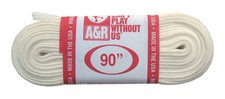 A R Sports Figure Skate Laces, 90" - White
