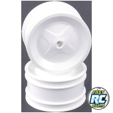 SCHU7598 Schumacher Racing Rear Wheels White pr - TOP CAT