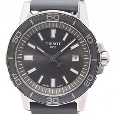 Tissot T125610A Quartz Mens Gray Dial Watch Working Vintage Luxury Japan Rare