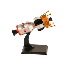 Apollo 11 Spacecraft Iron 100 Handmade 8.5" Model with Display Stand Gift Decor