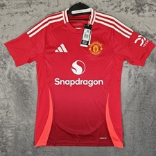 Manchester United 2024/2025 Home Football Shirt *BNWT* Adidas S Small