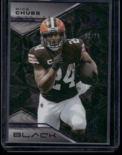 2023 Panini Black Nick Chubb Royal /75 Cleveland Browns