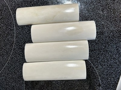 Smooth Camel Bone knife scales handles For Knife Making X4