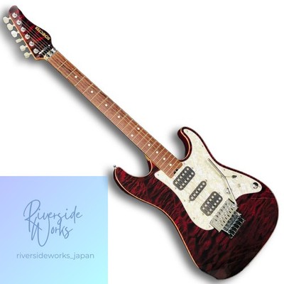 Schecter EX-5 CTM FRT 4AG BKCH Schecter E-Gitarre Top Modell