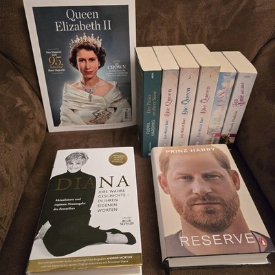 Große Royals Buchsammlung, Diana, Harry, Die Queen