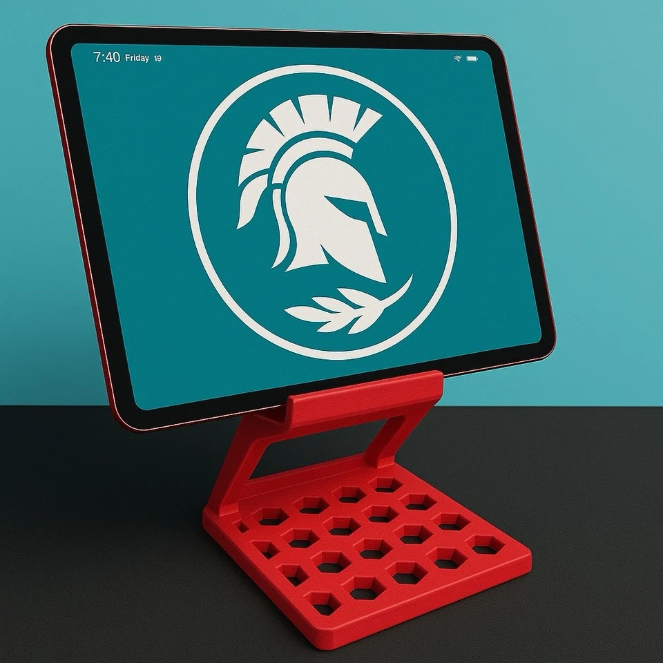 Tablet-iPad  Stand with Honeycomb Base – Multiple Colors Available - Image 4 of 4