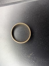 RMI 10k Yellow Gold Ring Plain Wedding Band Size 5.5