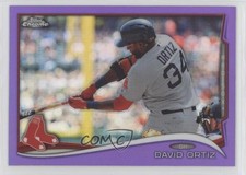 2014 Topps Chrome Retail Purple Refractor David Ortiz #201 HOF 4g8