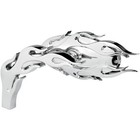 Arlen Ness 13 070 Die Cast Flamed Mirror, Left Chrome