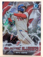 2026 Bowman Chrome Bryce Harper ELECTRIC SLUGGERS Mojo Phillies #ES-6