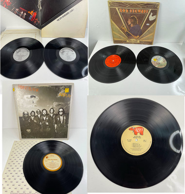 Lot 6 Vinyl Records 1970s Rod Stewart 5th Dimension Point Blank Alvin Lee - Read
