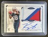 2025 Panini National Treasures Kyle Williams Rookie Patch Auto RC #/99 Damaged