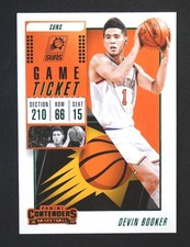 2018-19 Contenders Devin Booker Green Foil Game Ticket #55