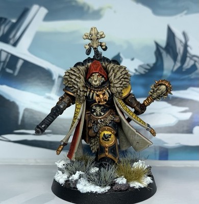 warhammer 40k space wolves wolf priester bemalt