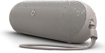 BEATS Pill Wireless Bluetooth Speaker LIGHT GRAY w/USB C Charging Cable Lanyard