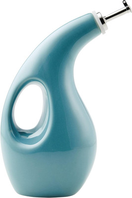 Rachael Ray 48467 Ceramic EVOO Oil and Vinegar Dispensing Bottle with Spout, 24