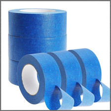 3 Rolls Blue Painters Tape 2 Inch X 60 Yards 5.5 Mil Masking Tape Clean Removal 3 Rolls Blue Painters Tape 2 Inch X 60 Yards 5.5 Mil Masking Tape Clean Removal