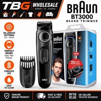Braun BT3000 Beard Trimmer Men’s Cordless 20 Length Settings 0.5-10mm